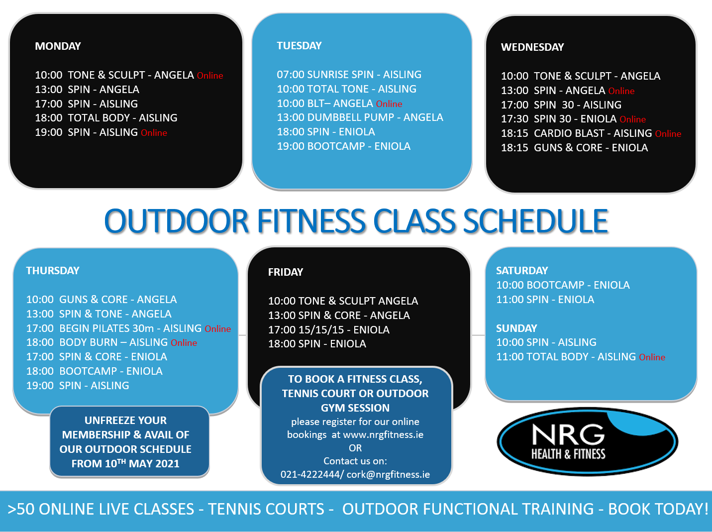 Outdoor Fitness Classes